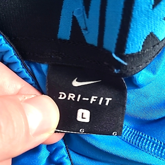 Unique Nike Blue Dry-fit Sport Shorts - Picture 3 of 3